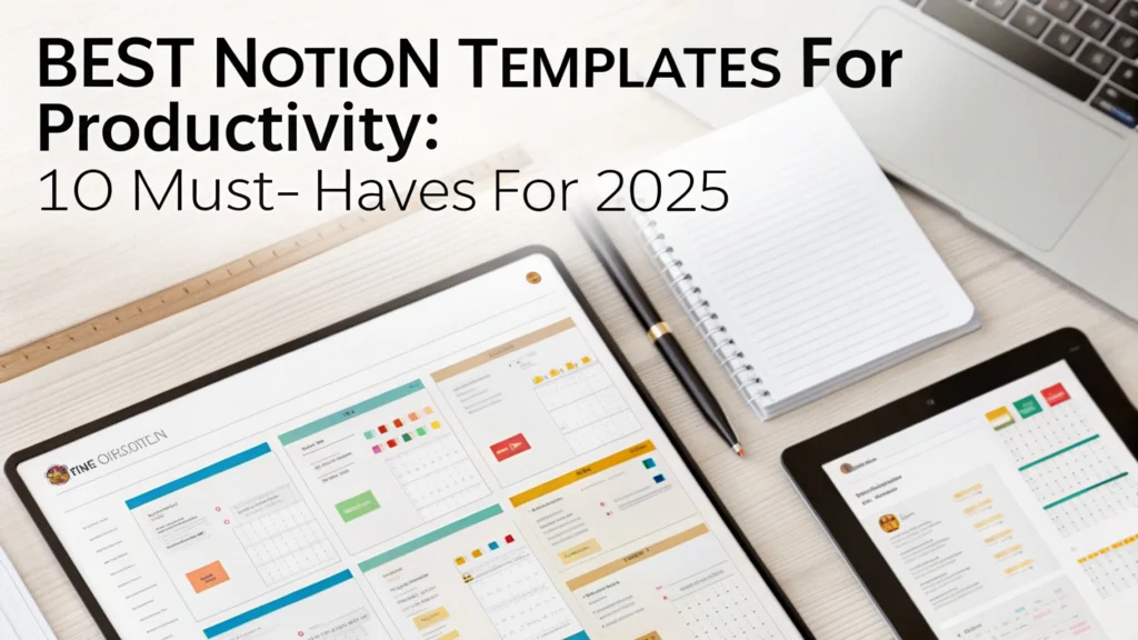 best notion templates for productivity