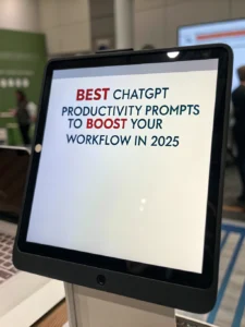 chatgpt productivity prompts