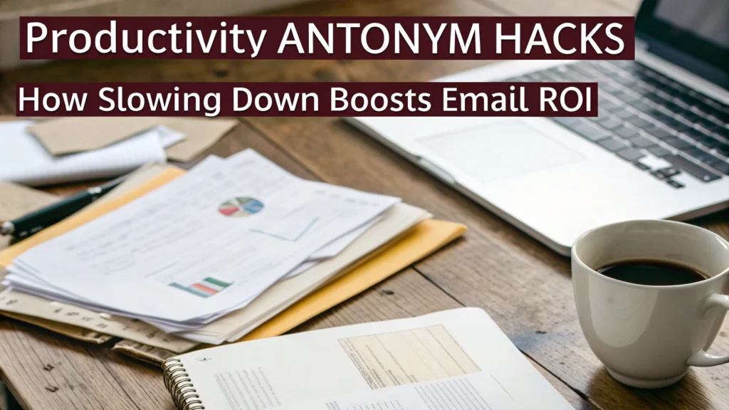 productivity antonym