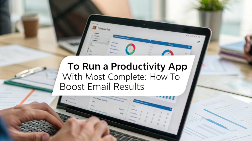to run a productivity app with most complete