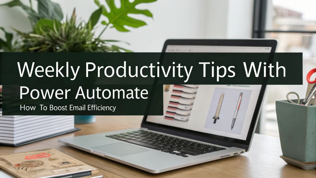 weekly productivity tips with power automate