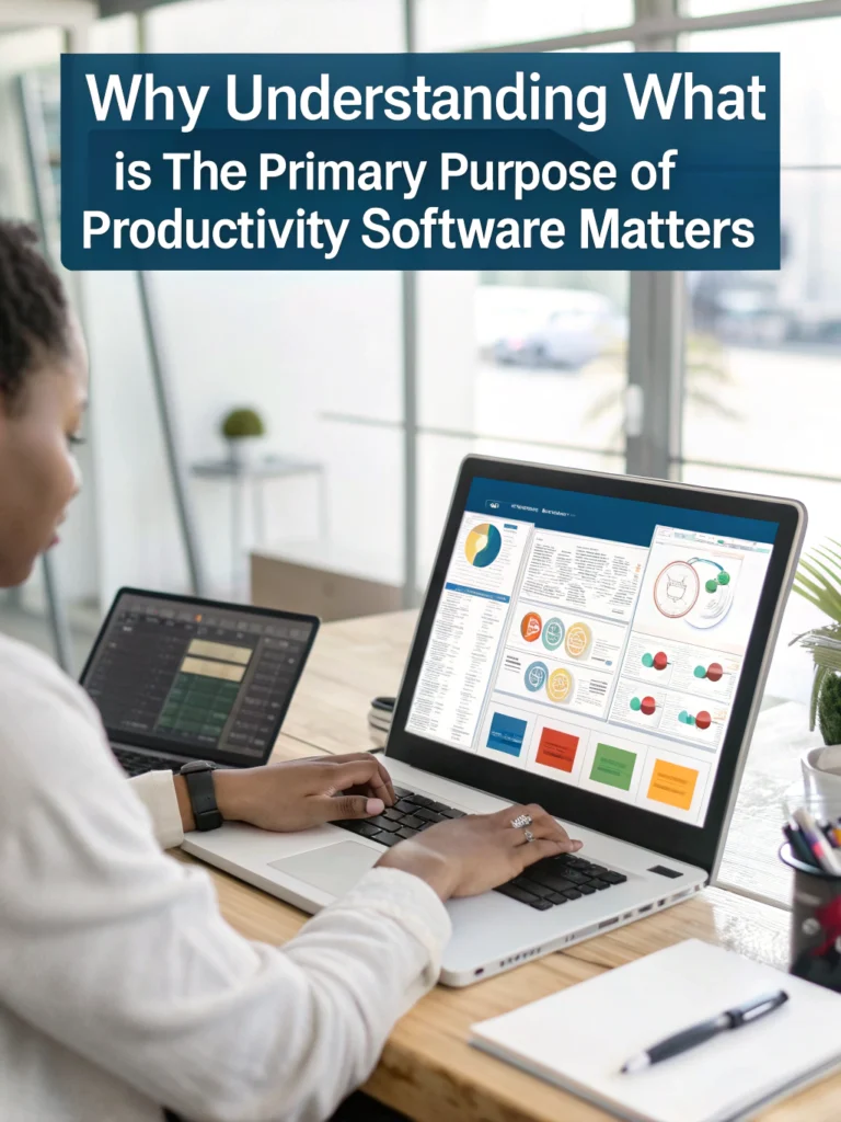 what is the primary purpose of productivity software