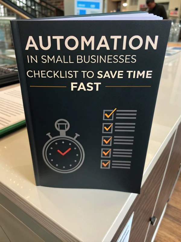 Automation in Small Businesses Checklist to Save Time Fast