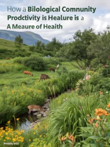 a biological community's productivity is a measure of