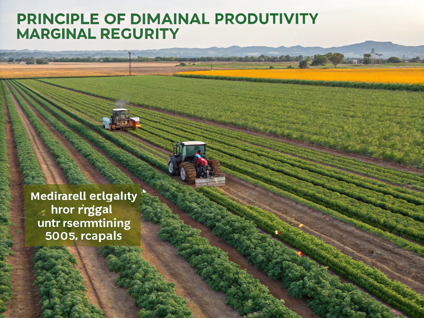 Principle of Diminishing Marginal Productivity