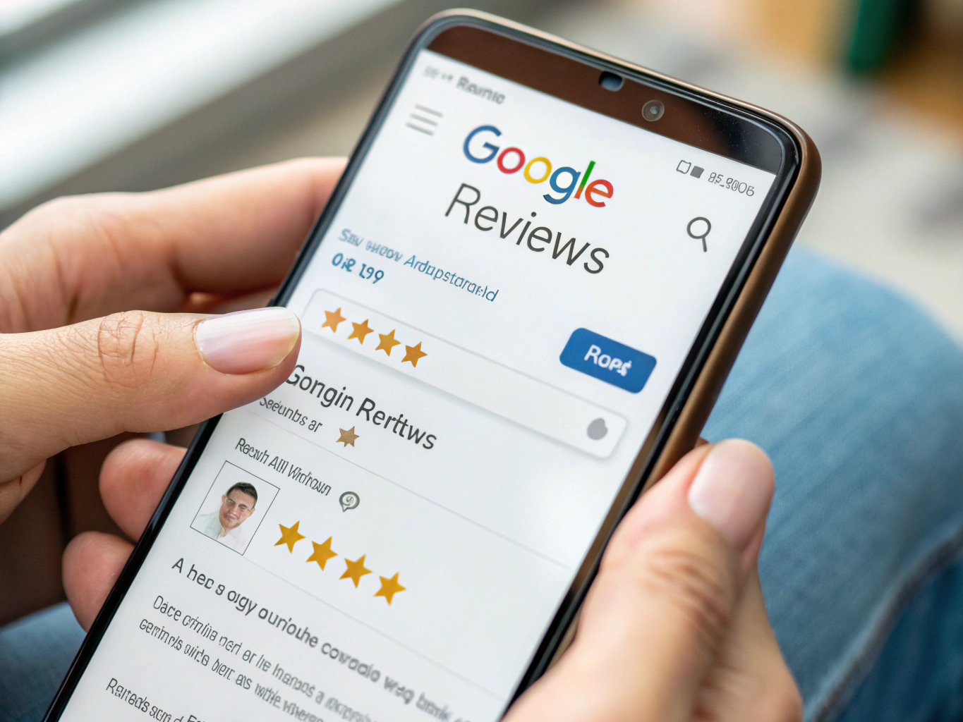 Adding another review to a Google review separate