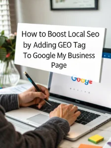adding geo tag to google my business page