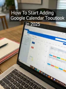 adding google calendar to outlook