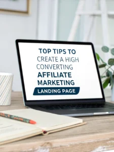affiliate marketing landing page