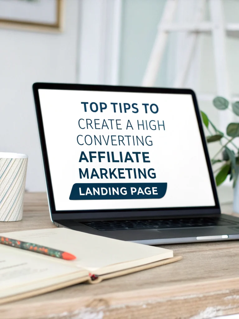 affiliate marketing landing page