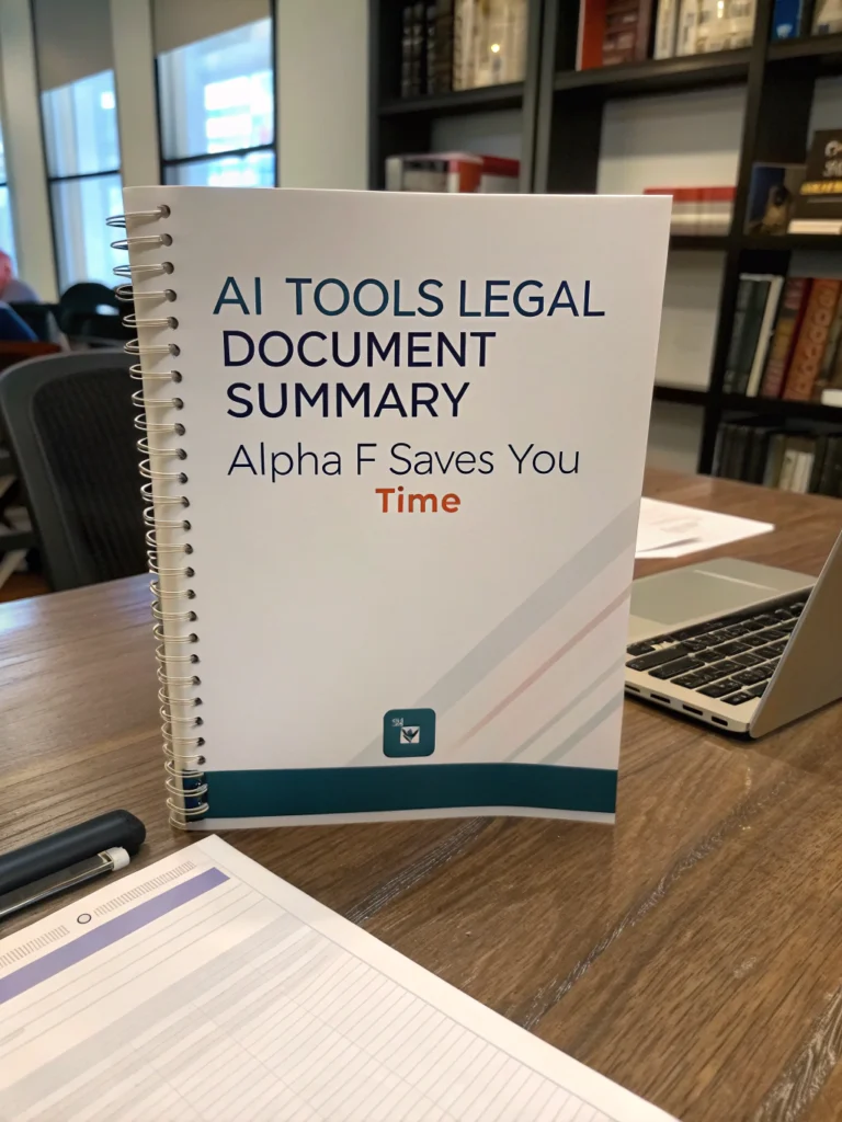 ai tools legal document summary alpha f