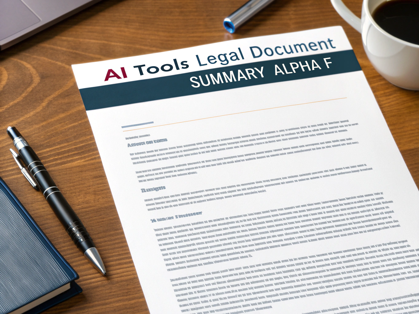 AI Tools Legal Document Summary Alpha F Save Time