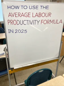 average labour productivity formula