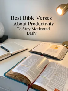 bible verses about productivity