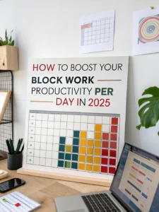 block work productivity per day