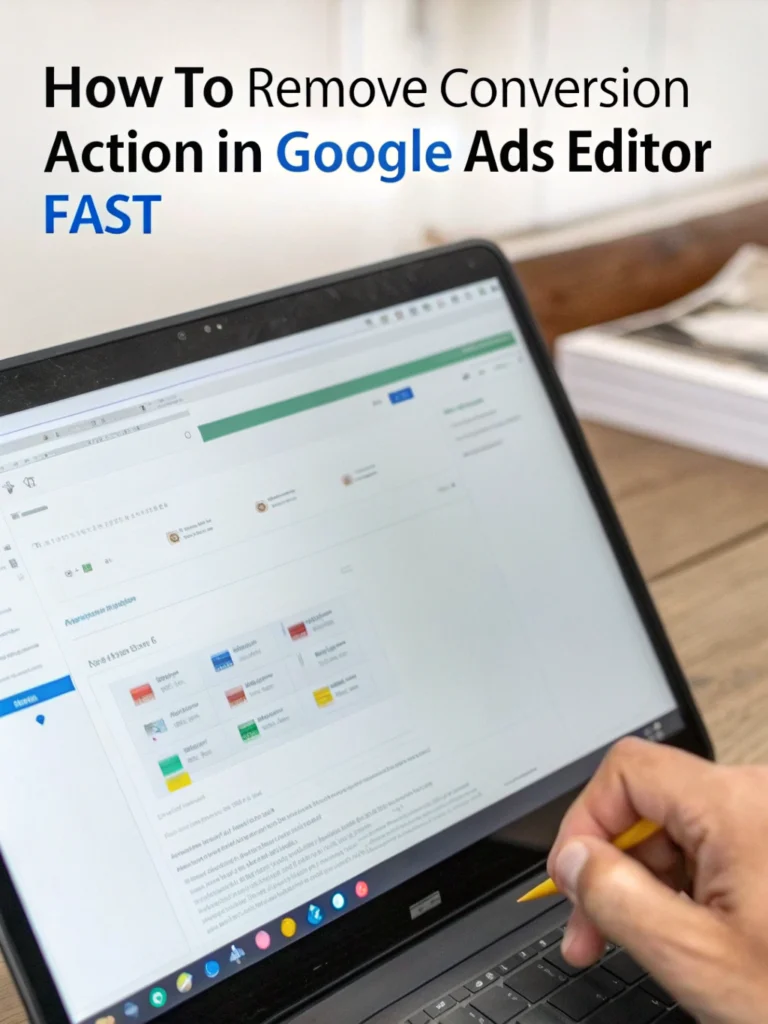 can you remove conversion action in google ads editor
