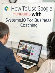 can you use google hangouts with systeme.io for business coaching