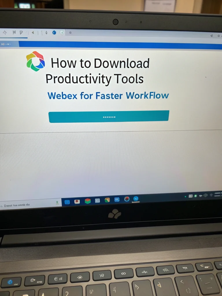 download productivity tools webex