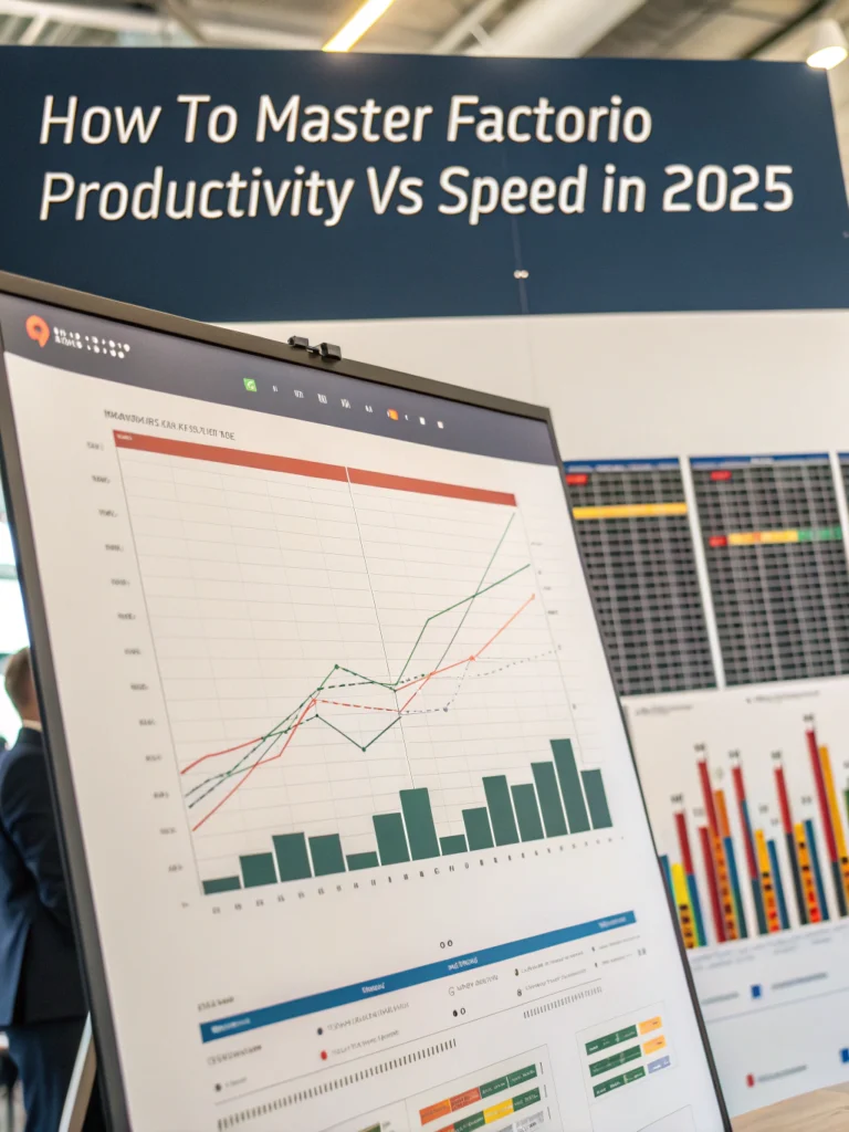How to Master Factorio Productivity vs Speed in 2025 factorio productivity vs speed