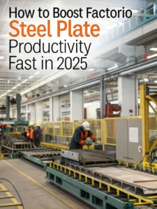 factorio steel plate productivity