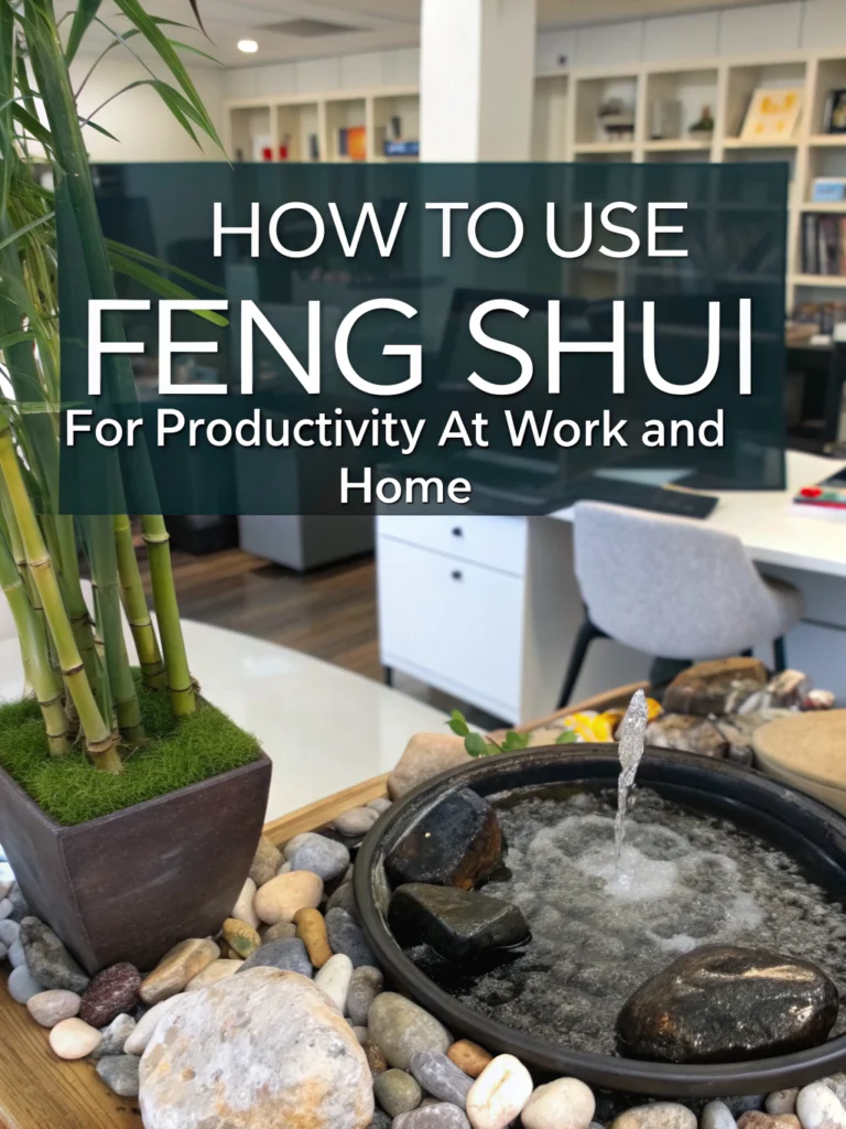feng shui for productivity