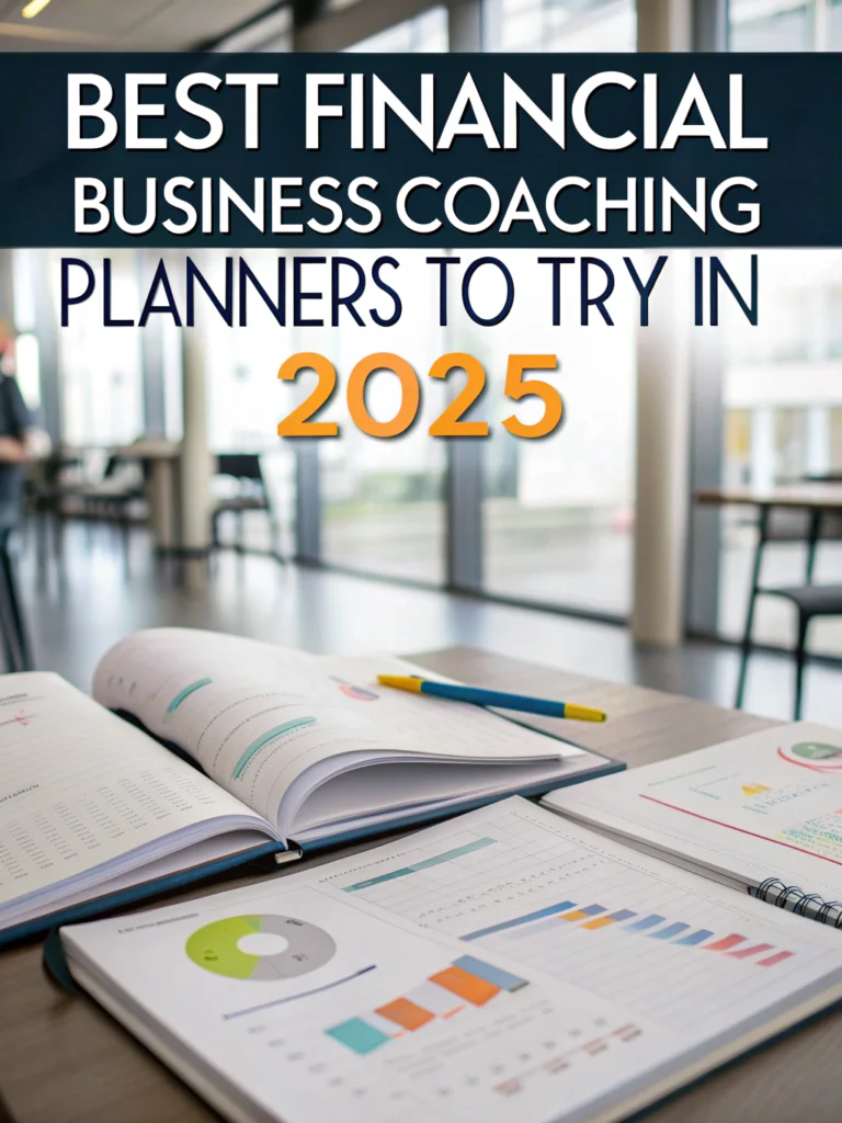 financial business coaching planners