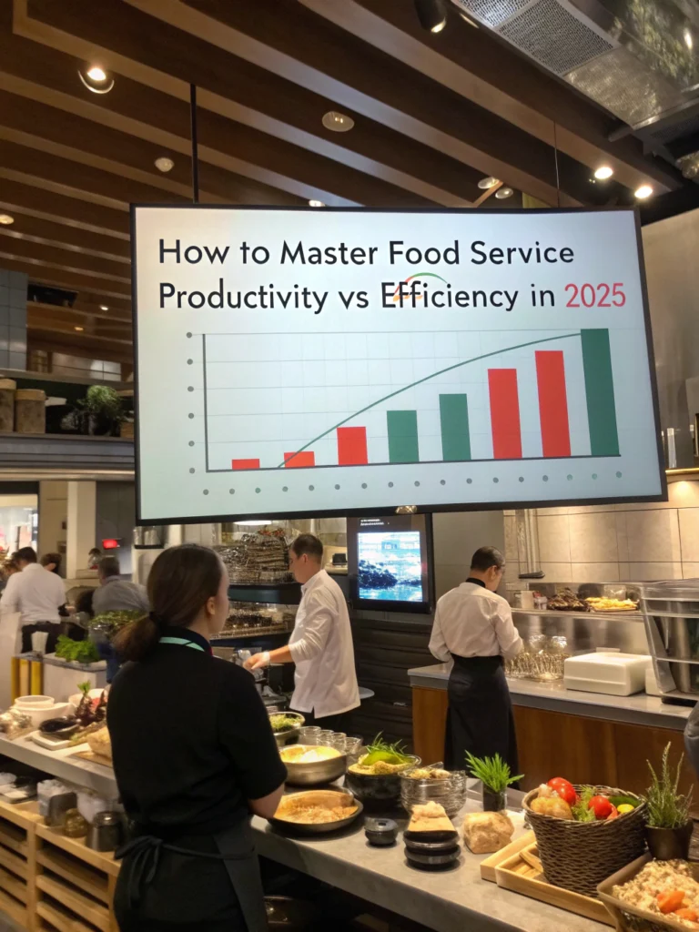 food service productivity vs efficiency