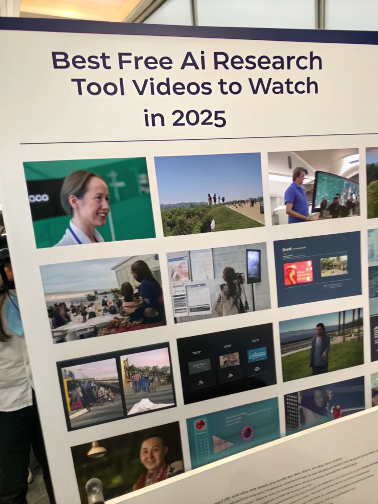 free ai research tool videos