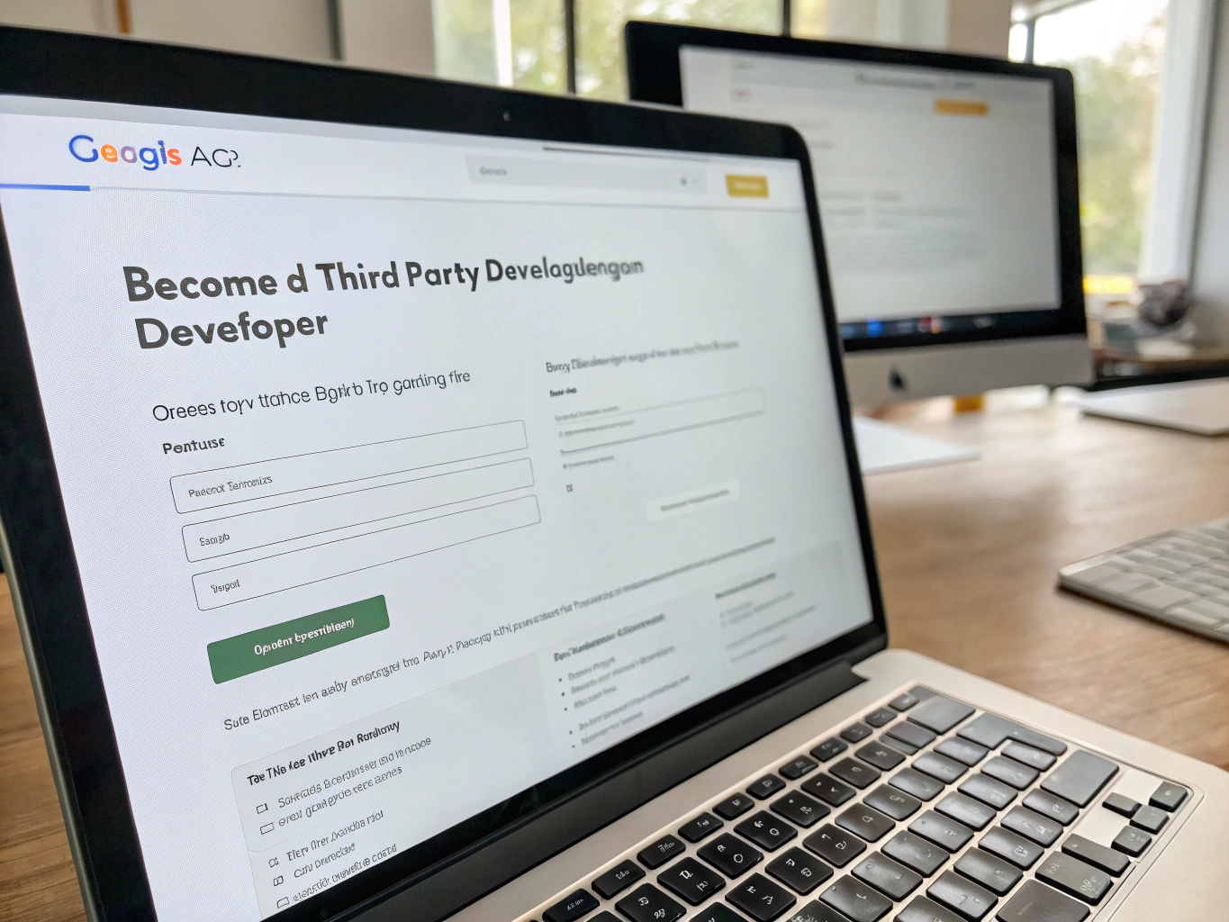 Google Ads 三方开发者注册流程图示