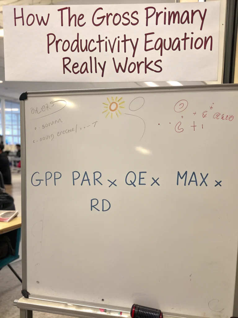 gross primary productivity equation