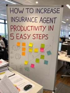 how to increase insurance agent productivity
