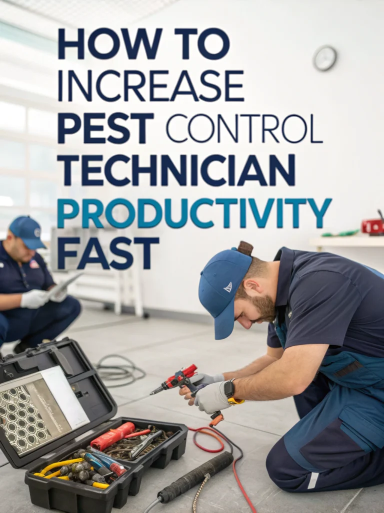 increase pest control technician productivity