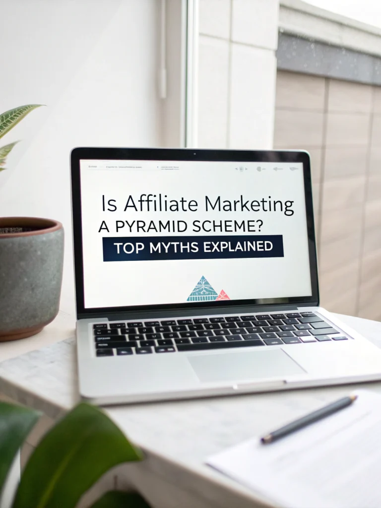 is affiliate marketing a pyramid scheme