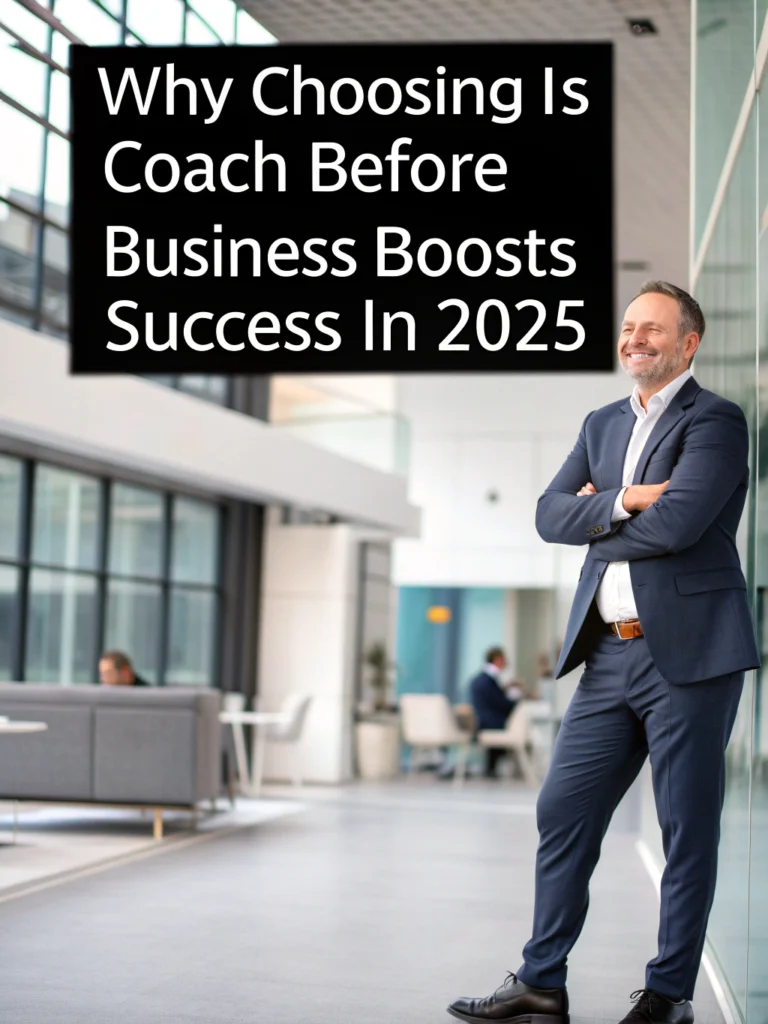 is coach before business