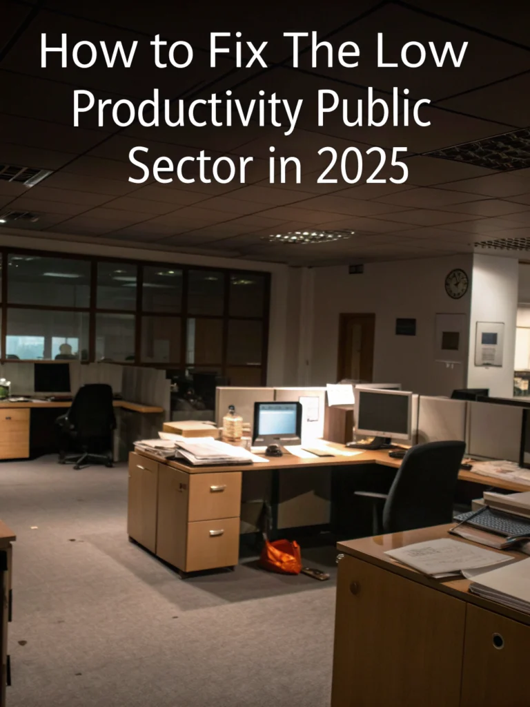 low productivity public sector