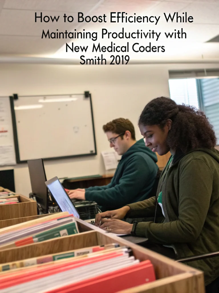 maintaining productivity with new medical coders smith 2019
