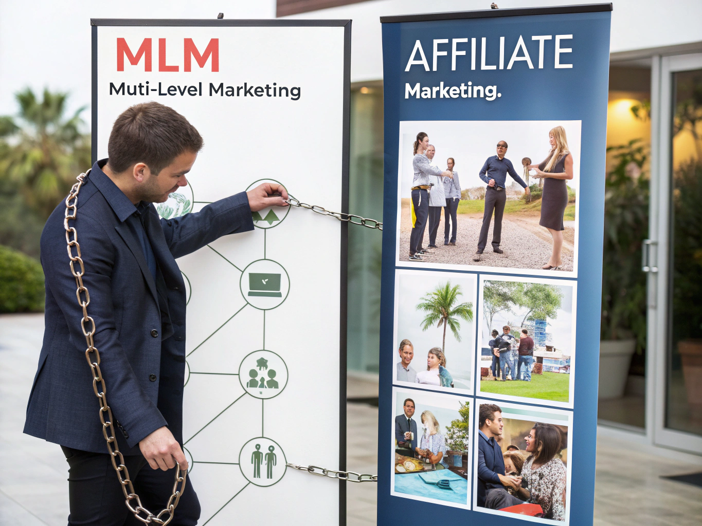 MLM vs Affiliate Marketing 2025