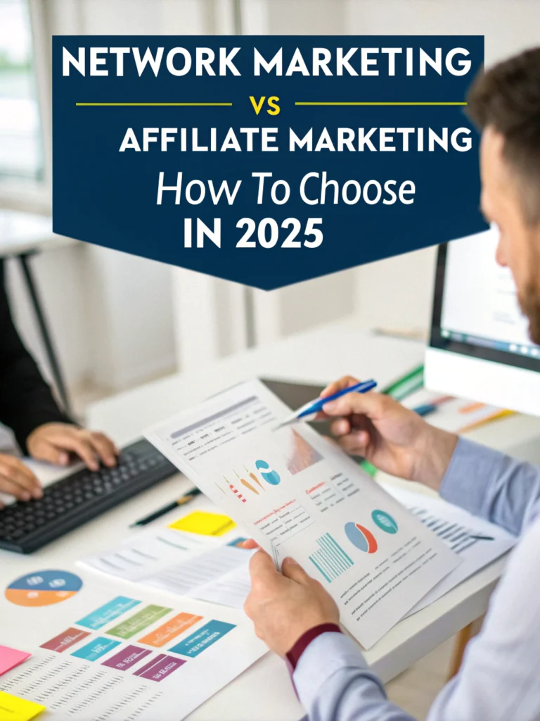 network marketing vs affiliate marketing