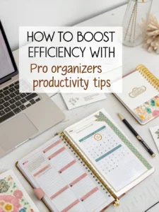 pro organizers' productivity tips