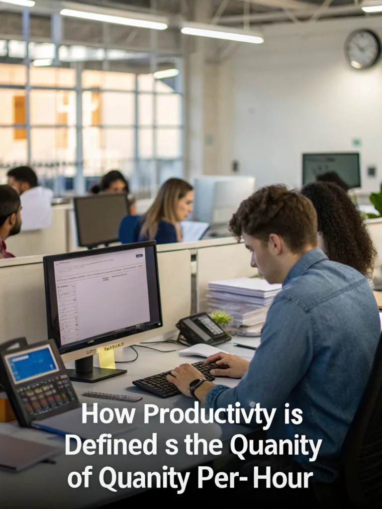 productivity is defined as the quantity of
