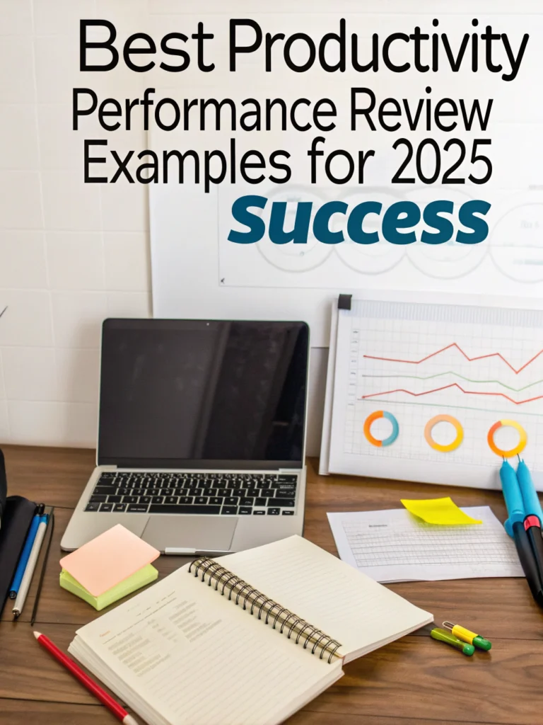 productivity performance review examples