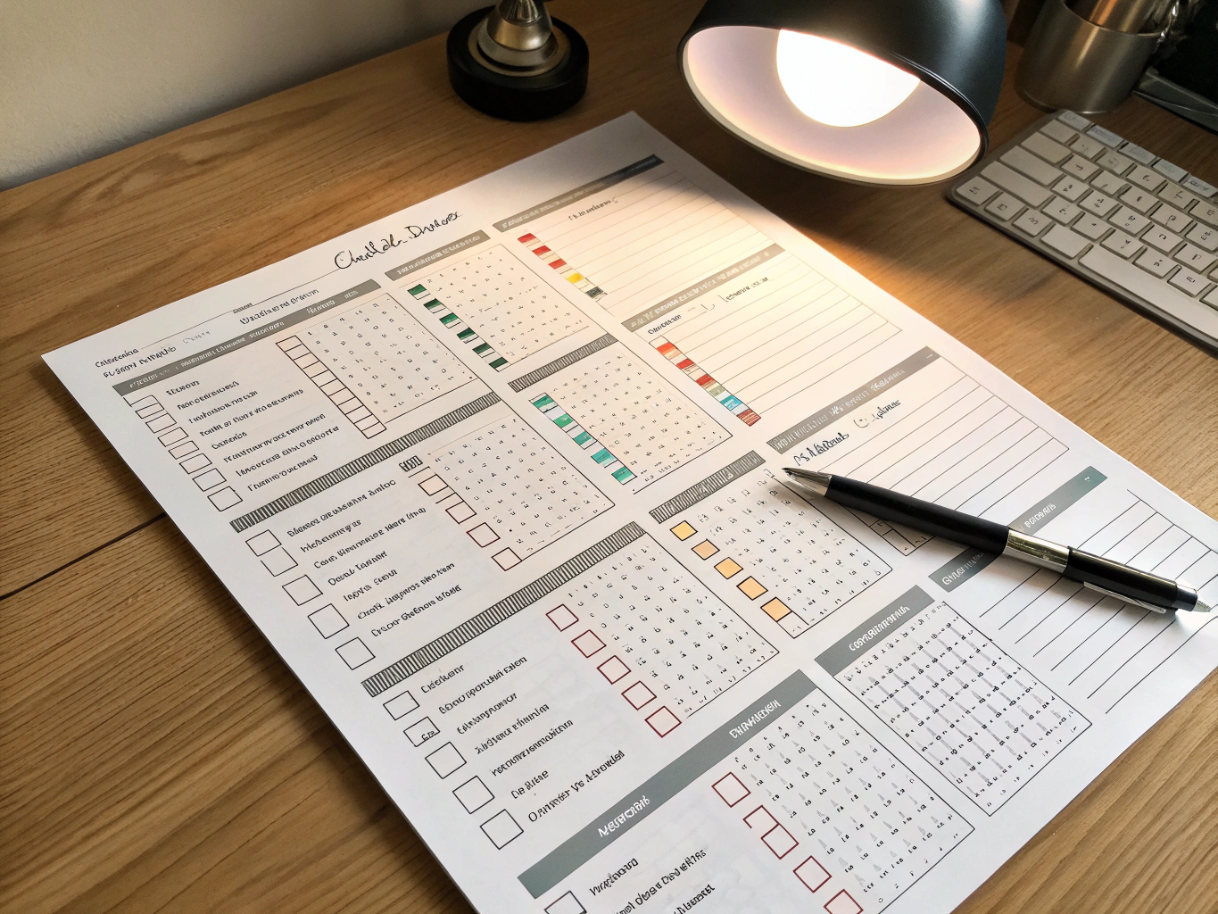 Productivity Sheet
