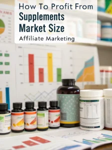 supplements market size- affiliate marketing
