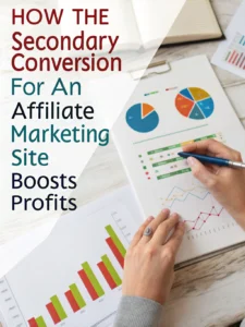 the secondary conversion for an affiliate marketing site is