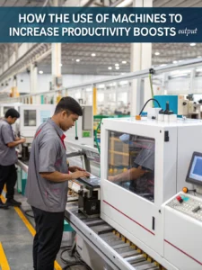 the use of machines to increase productivity