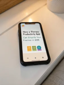therapy productivity app