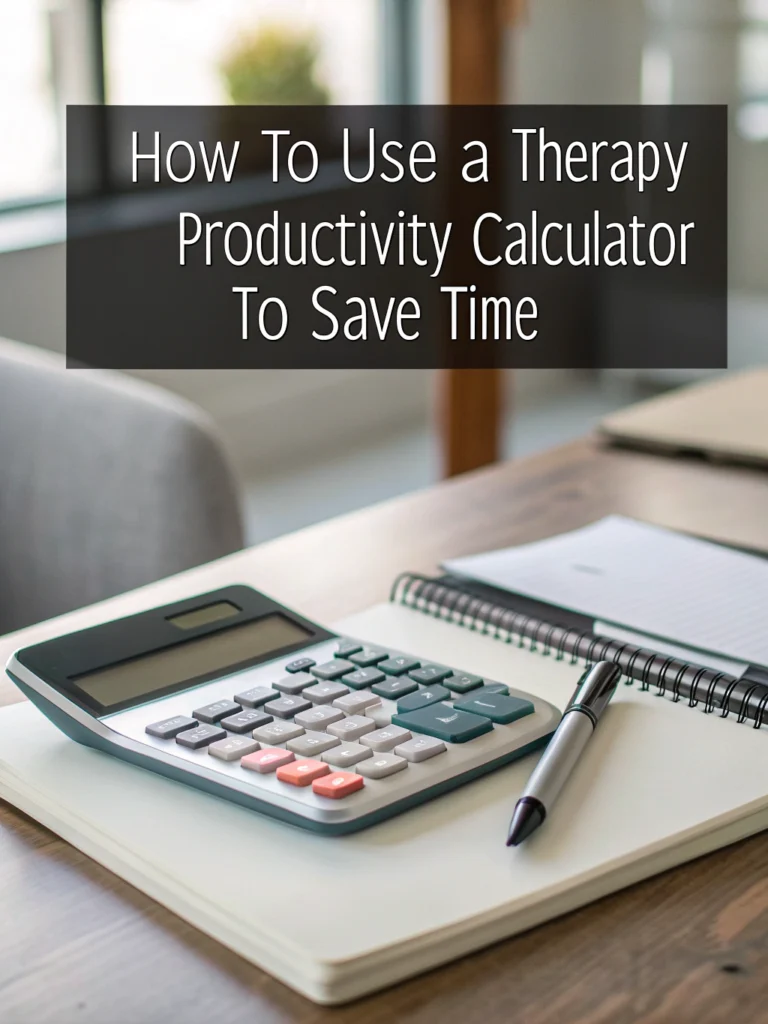 therapy productivity calculator