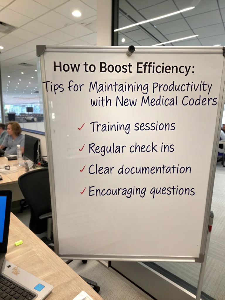 tips for maintaining productivity with new medical coders