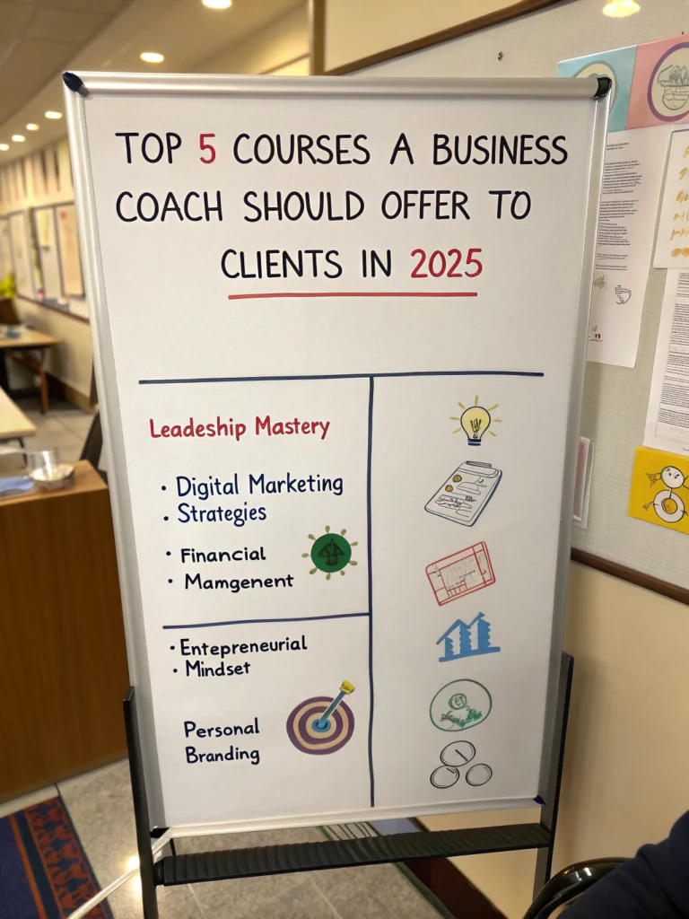 what courses should a business coach offer to clients