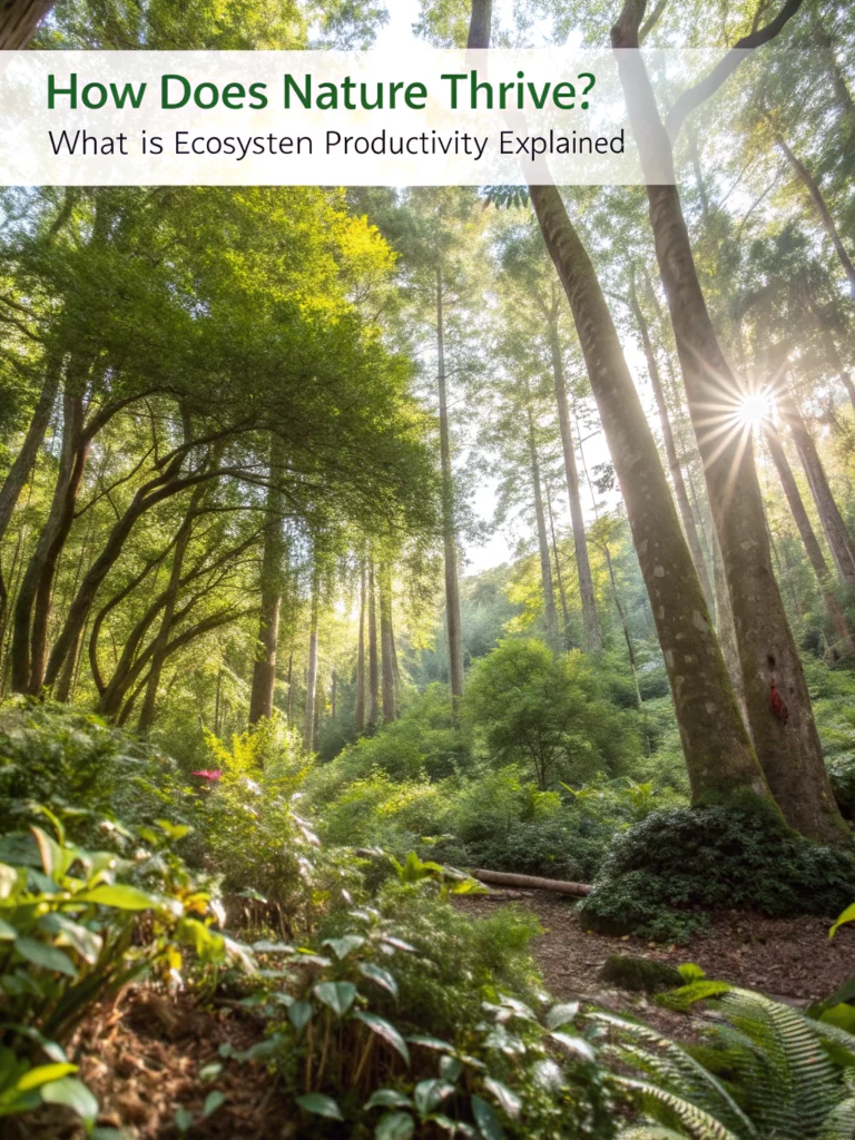what is ecosystem productivity